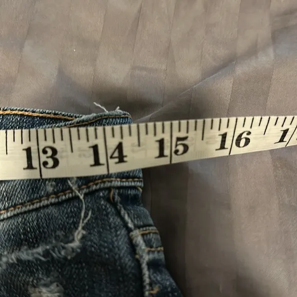 Current/Elliott The Stiletto Denim Leopard Destroy 27