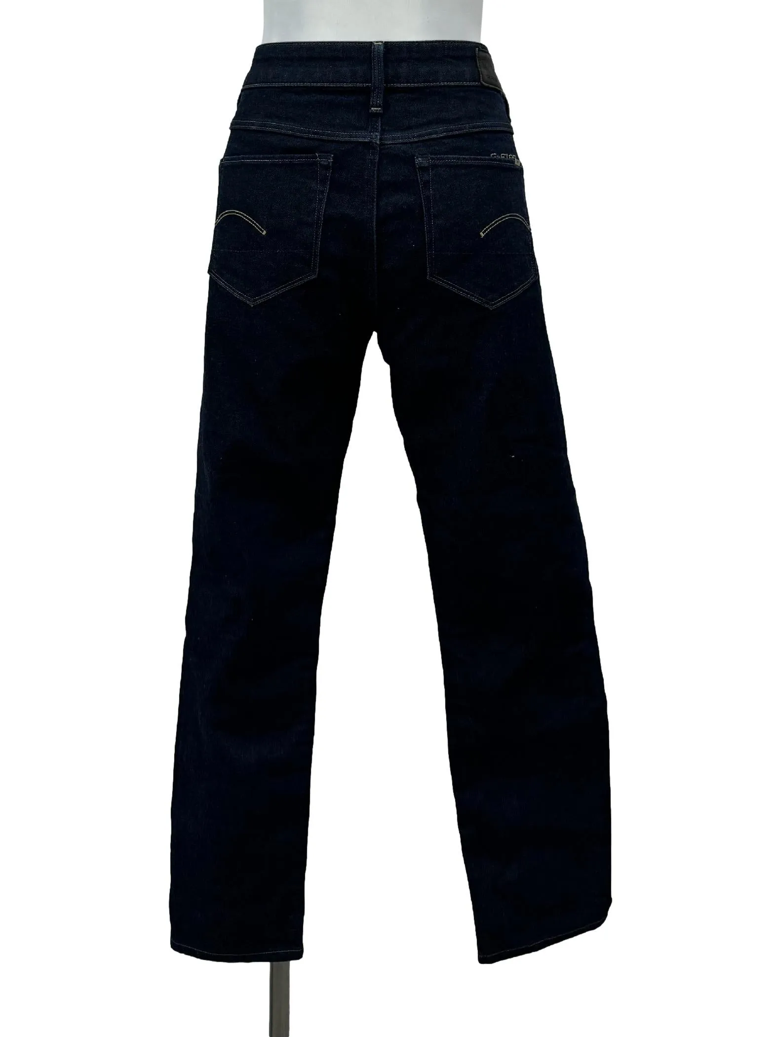 Dark Blue Printed Skinny Jeans