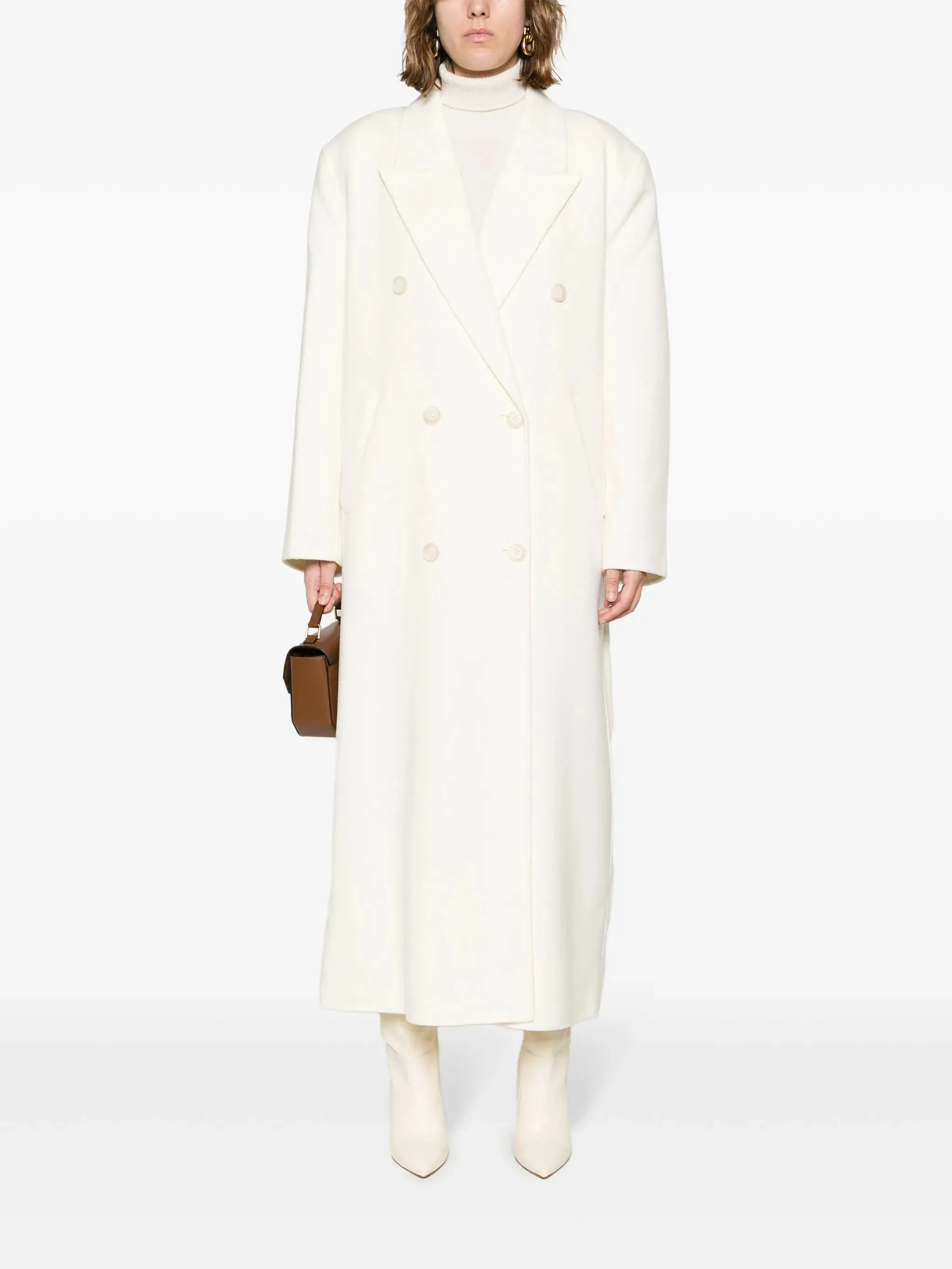 Dedicated assistance coat Gaia Versatile double-breasted
