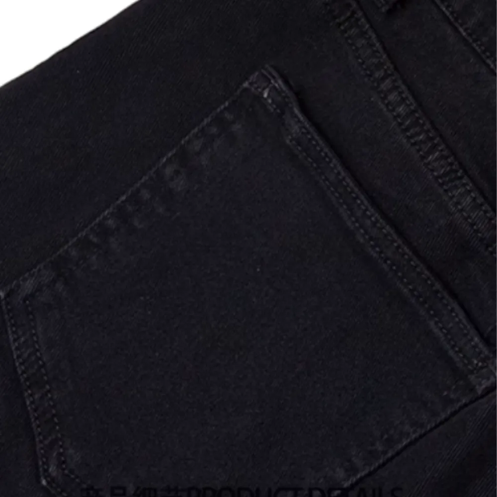DF|Bear Claw Letter Print Jeans