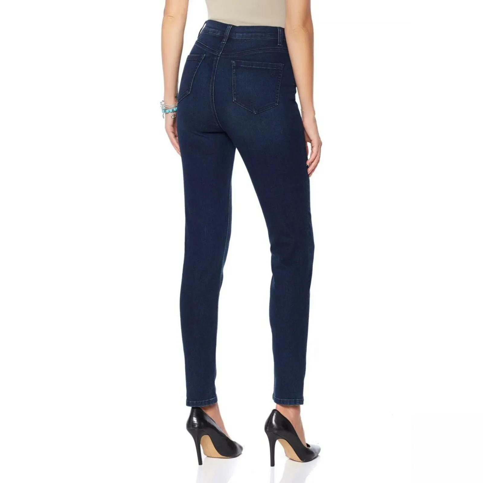 DG2 by Diane Gilman Women's Petite Virtual Stretch Skinny Jeans