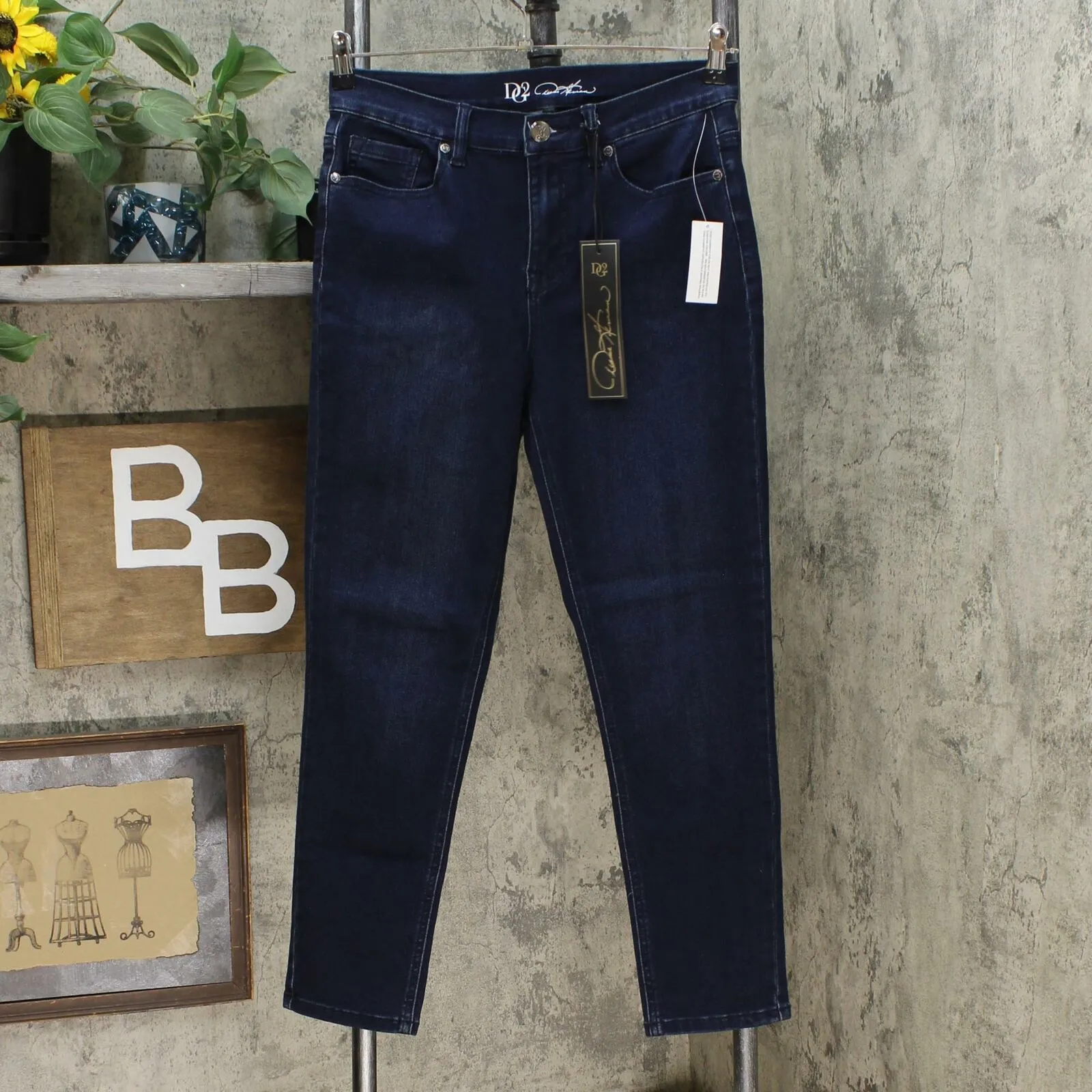 DG2 by Diane Gilman Women's Petite Virtual Stretch Skinny Jeans