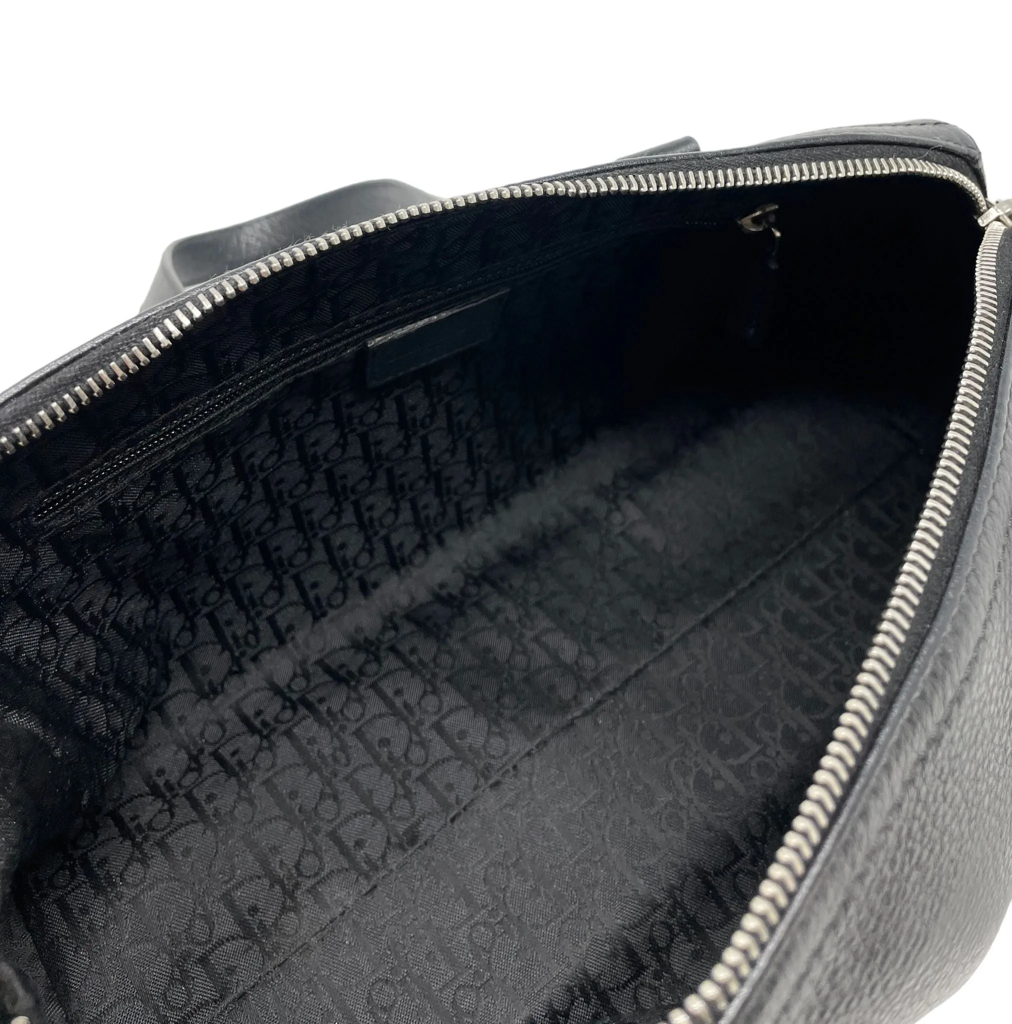 Dior Black Leather Shoulder Bag