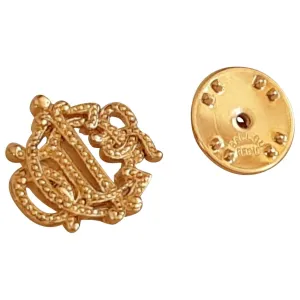 Dior gold metal pins & brooches