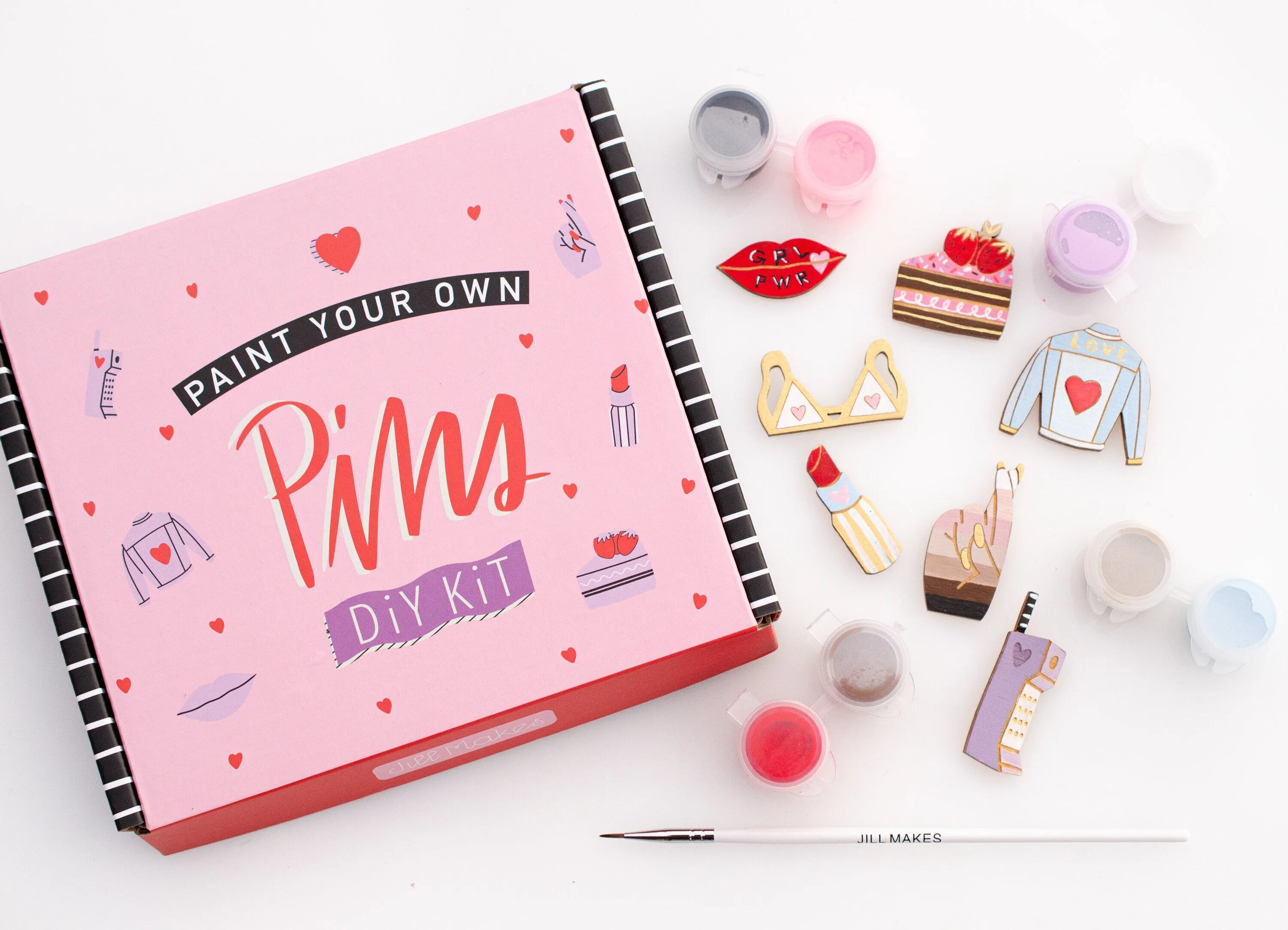 DIY Pin kit, galentines gift, bachelorette party craft, best friend gift, diy jewelry, diy gift, gifts for her, craft kit, stocking stuffer