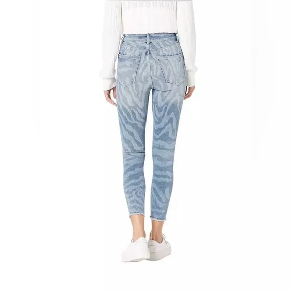 DL 1961 SAHARA Farrow Cropped High Rise Skinny Jeans 28