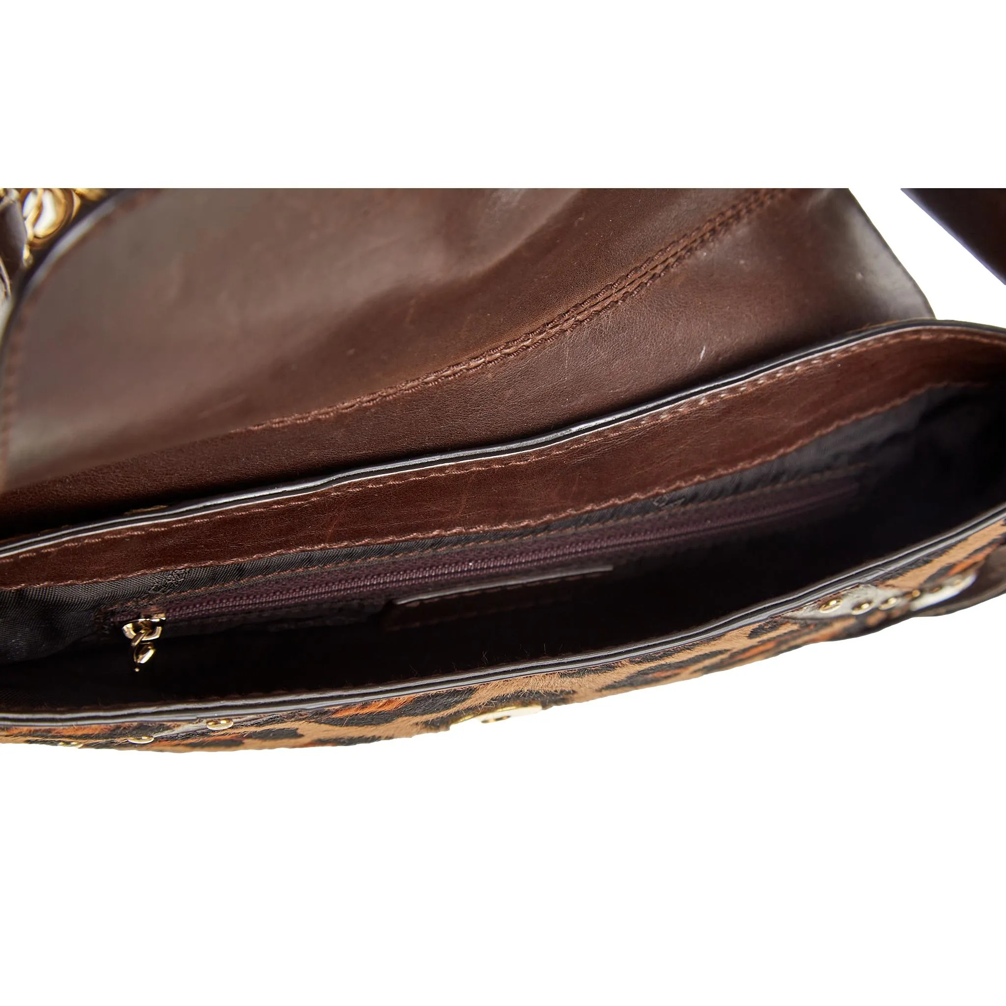 Dolce & Gabbana Cheetah Print Shoulder Bag