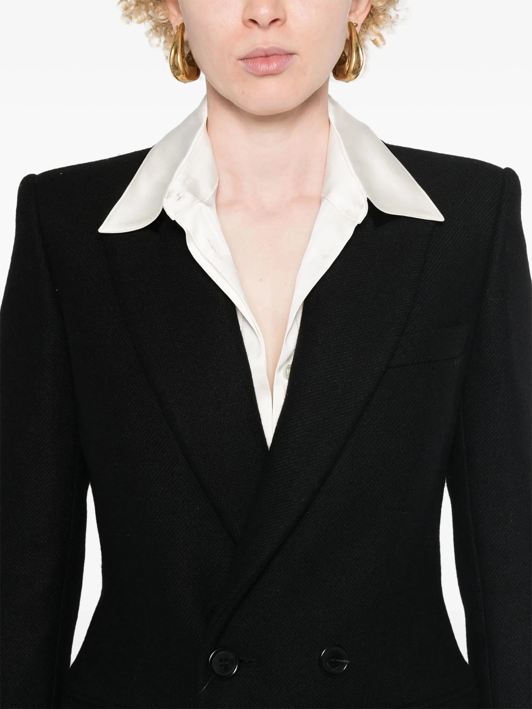 double-breasted Eye-catching Smart-enabled coat