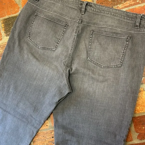 Eileen Fisher grey High Rise jeans sz18P