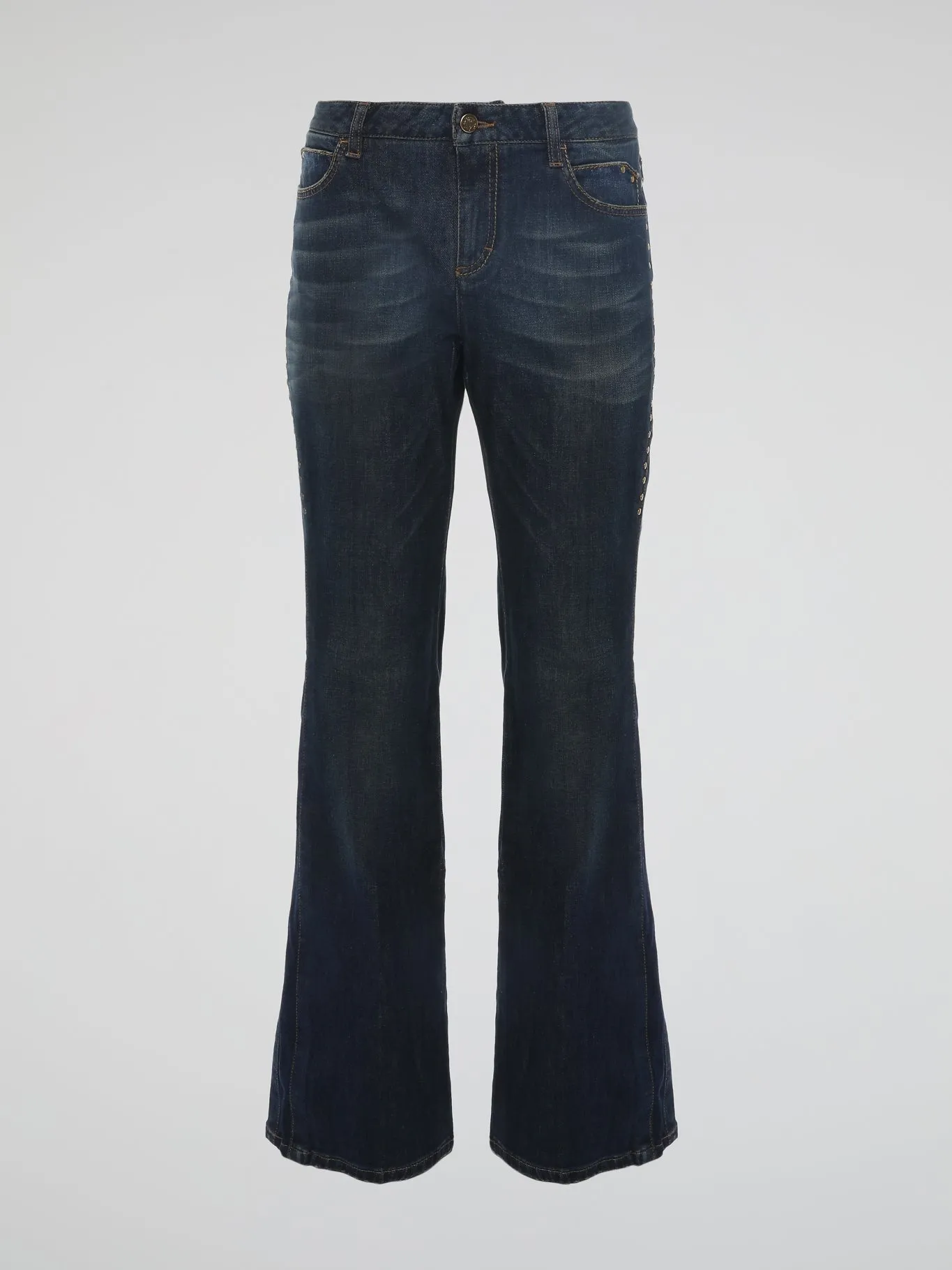 Embellished Flared Jeans