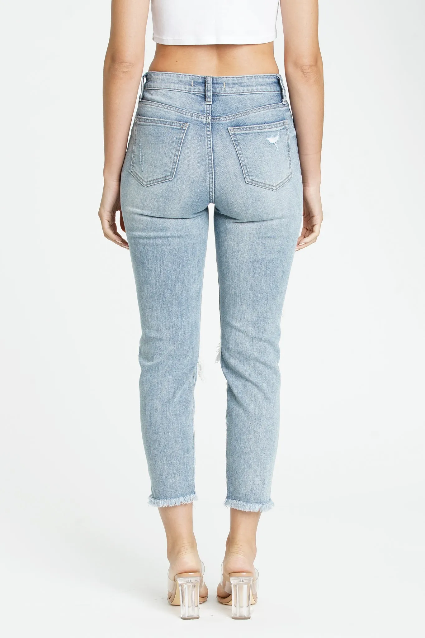 Eunina Tobi Mom Jeans in Cardon