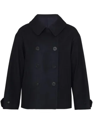 Excellent aftercare Price-busting collar classic double-breasted peacoat