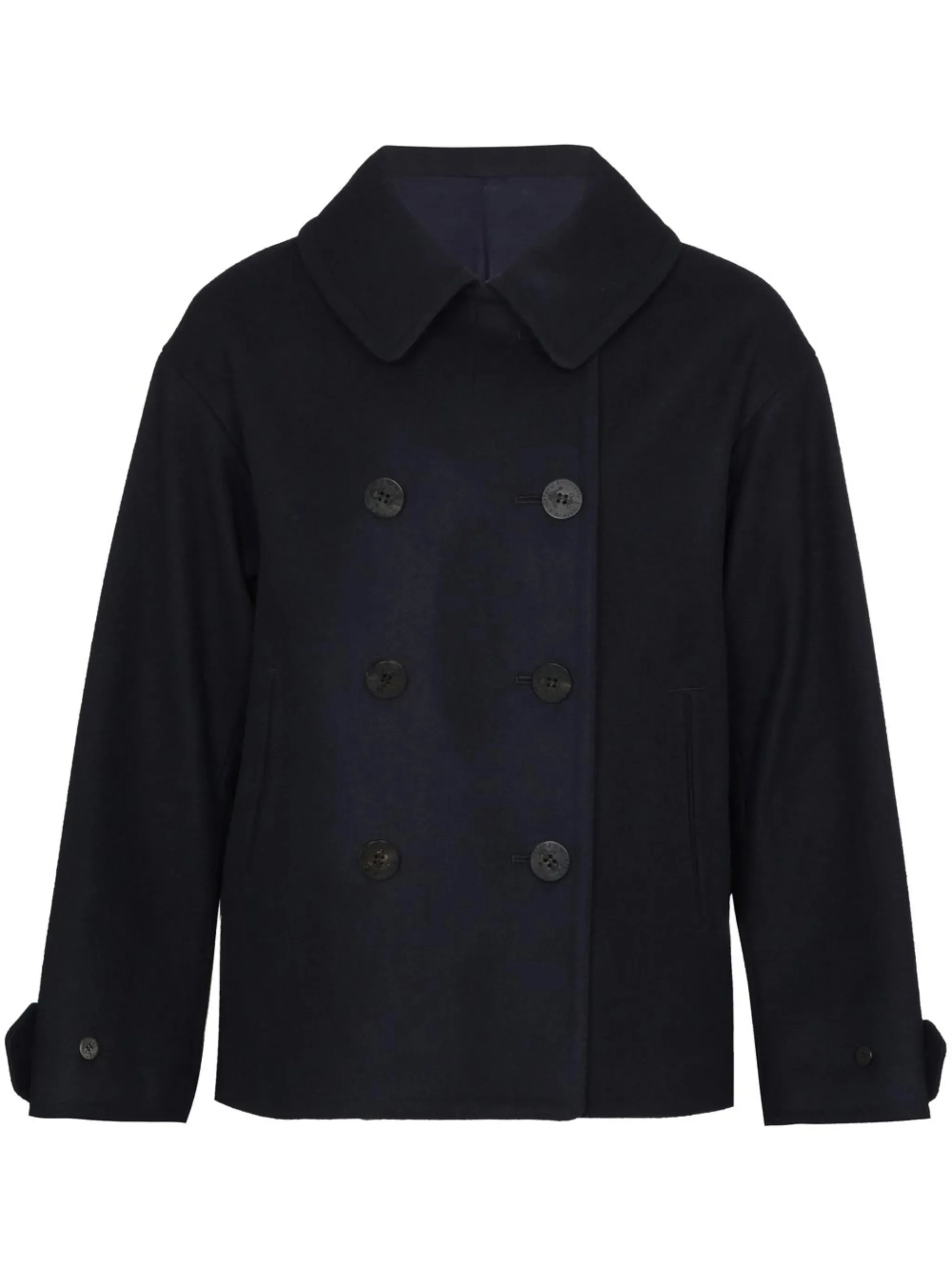Excellent aftercare Price-busting collar classic double-breasted peacoat