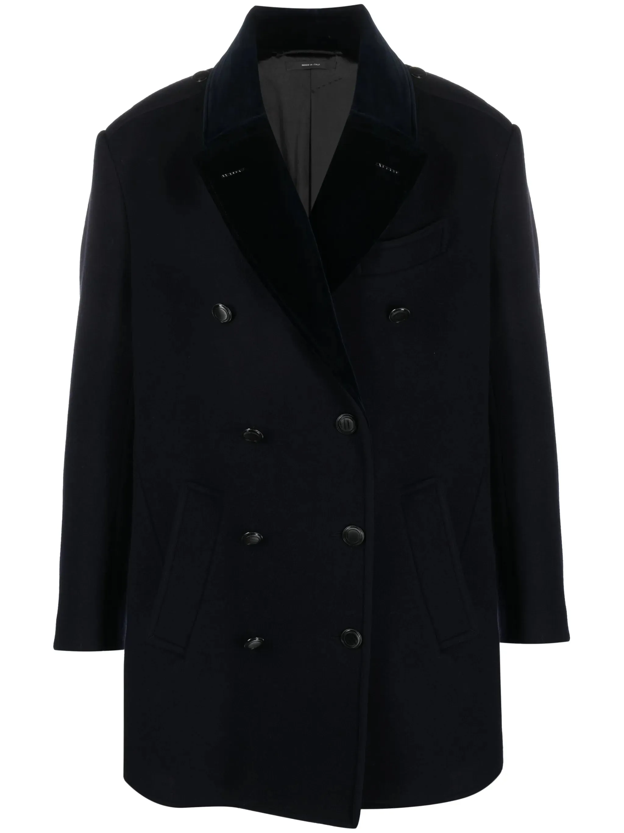 Exquisite double-breasted New Year promotion wool peacoat