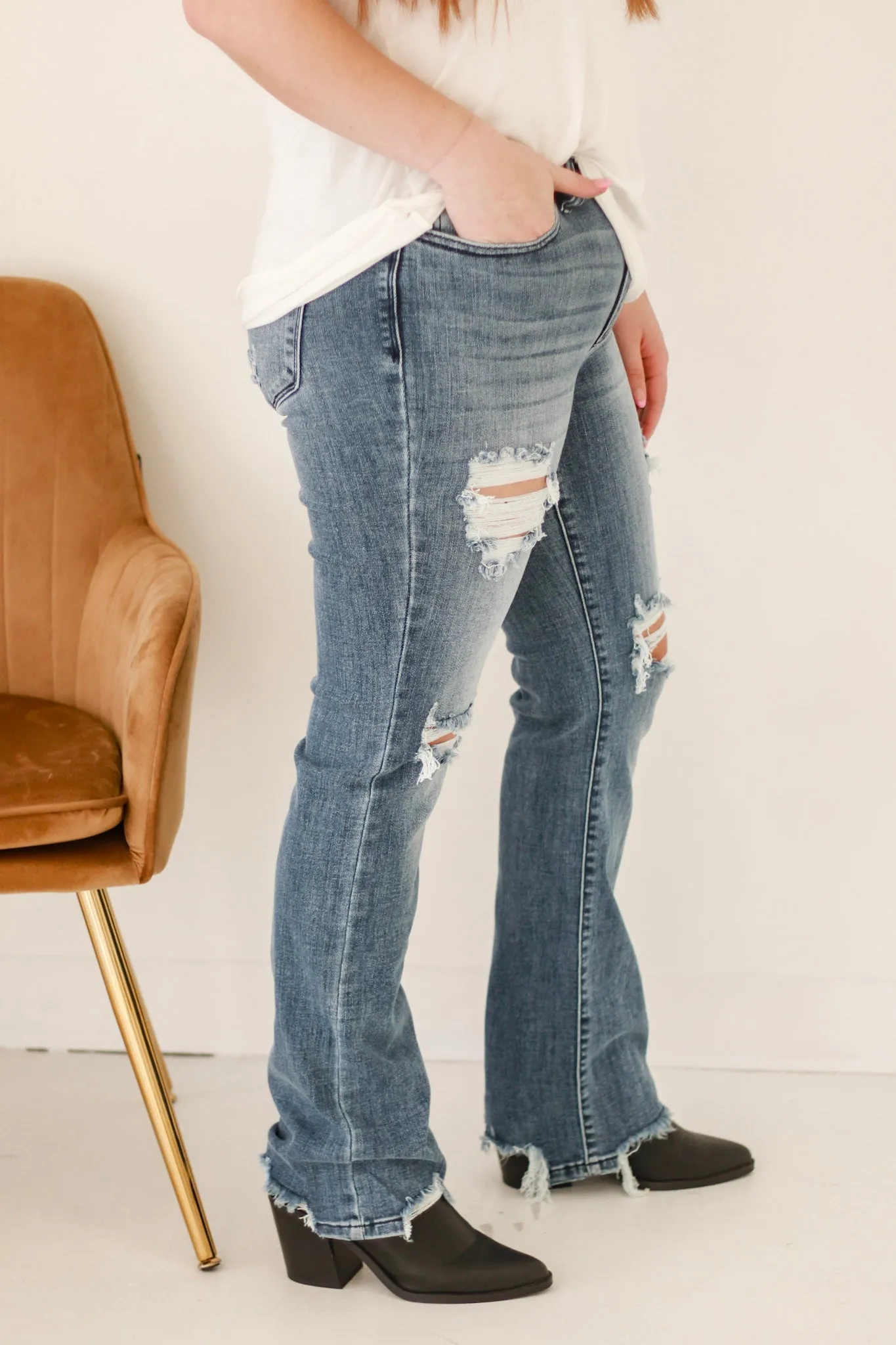 Fight for It Destroyed Judy Blue Jeans