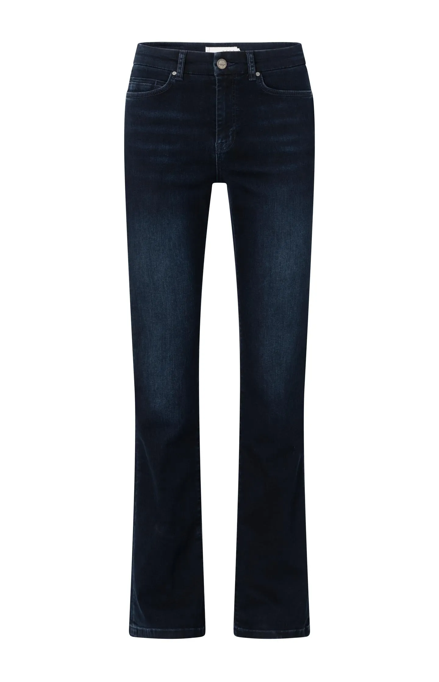 Flared denim jeans with mid waist - L34