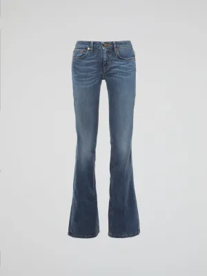 Flared Denim Jeans
