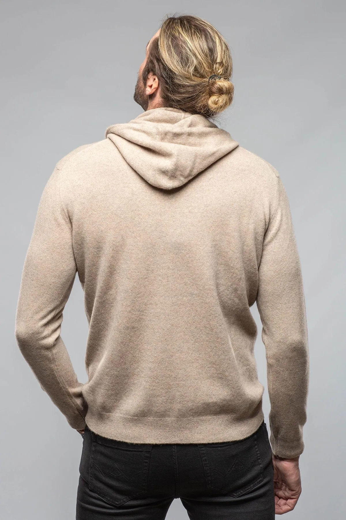 Florio II Cashmere Hoodie In Tan