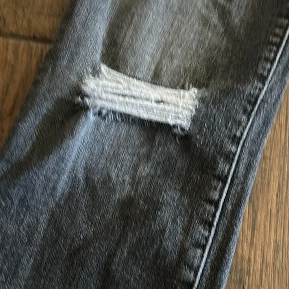 Frame Denim Women’s Distressed Black Le High Skinny Jeans size 28