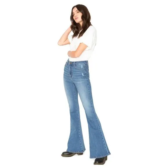 Free People x Sandrine Rose - NWT Super Flare Jeans
