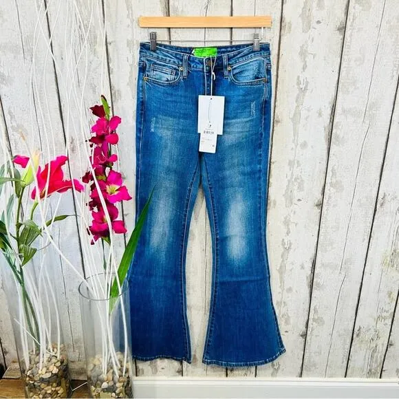 Free People x Sandrine Rose - NWT Super Flare Jeans