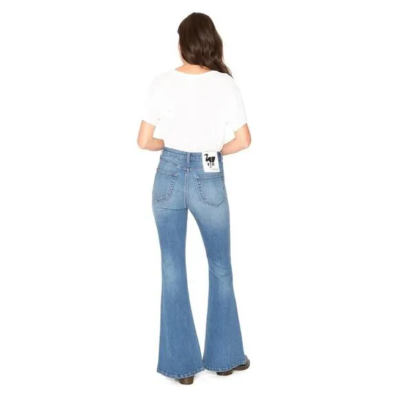 Free People x Sandrine Rose - NWT Super Flare Jeans