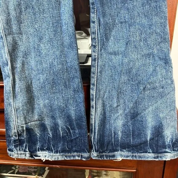 Free People Phoenix Crop Flare High Rise Jeans