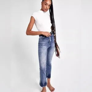 Free People Phoenix Crop Flare High Rise Jeans