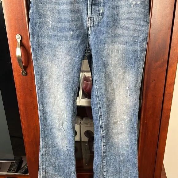 Free People Phoenix Crop Flare High Rise Jeans