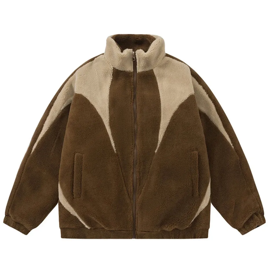 Fuzzy Zipper Jacket