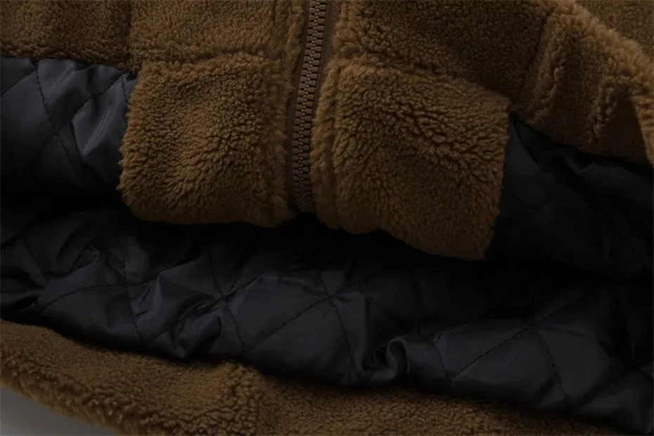 Fuzzy Zipper Jacket