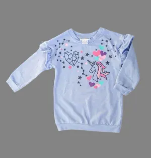 GIRL SIZE 3 YEARS - ROCOCO Unicorn Sweater EUC B13