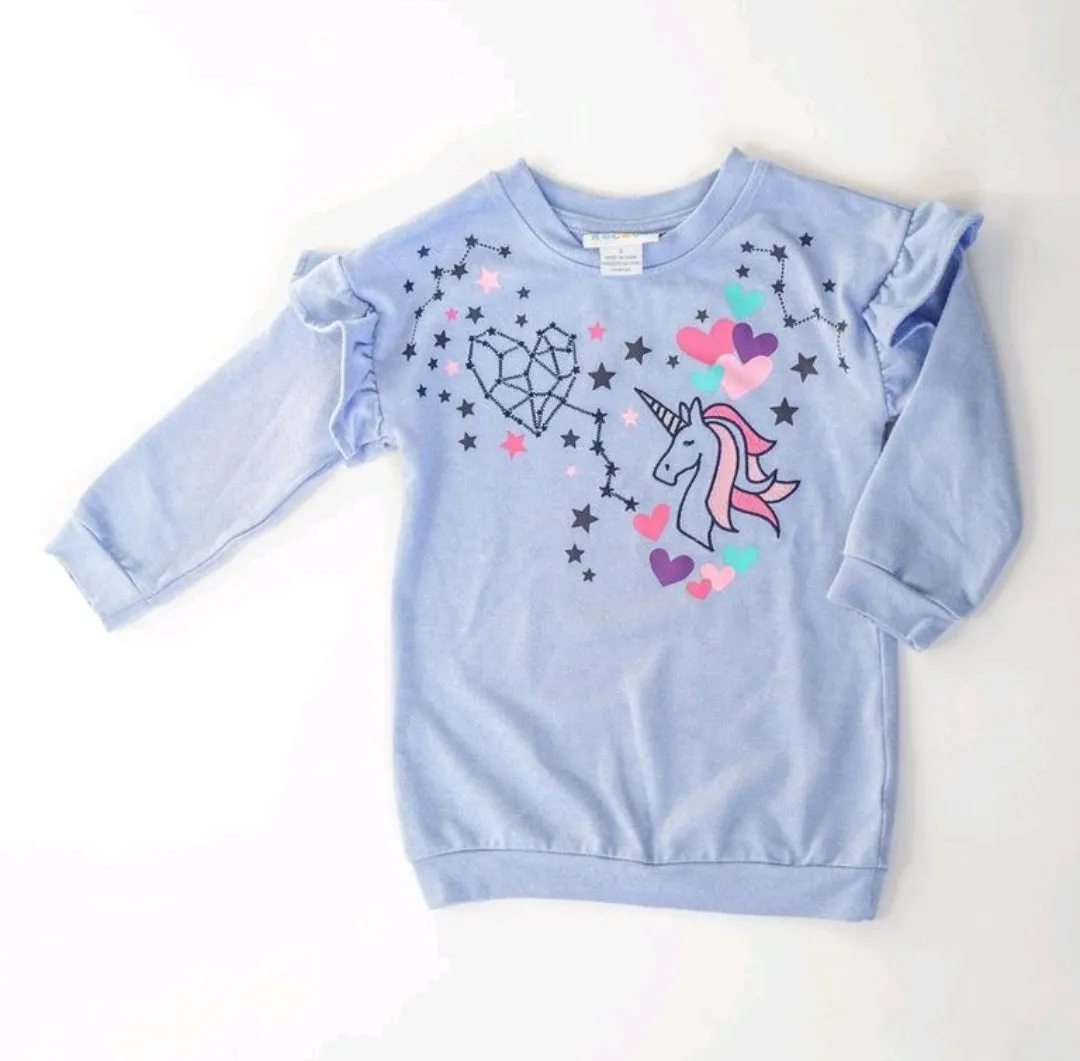 GIRL SIZE 3 YEARS - ROCOCO Unicorn Sweater EUC B13