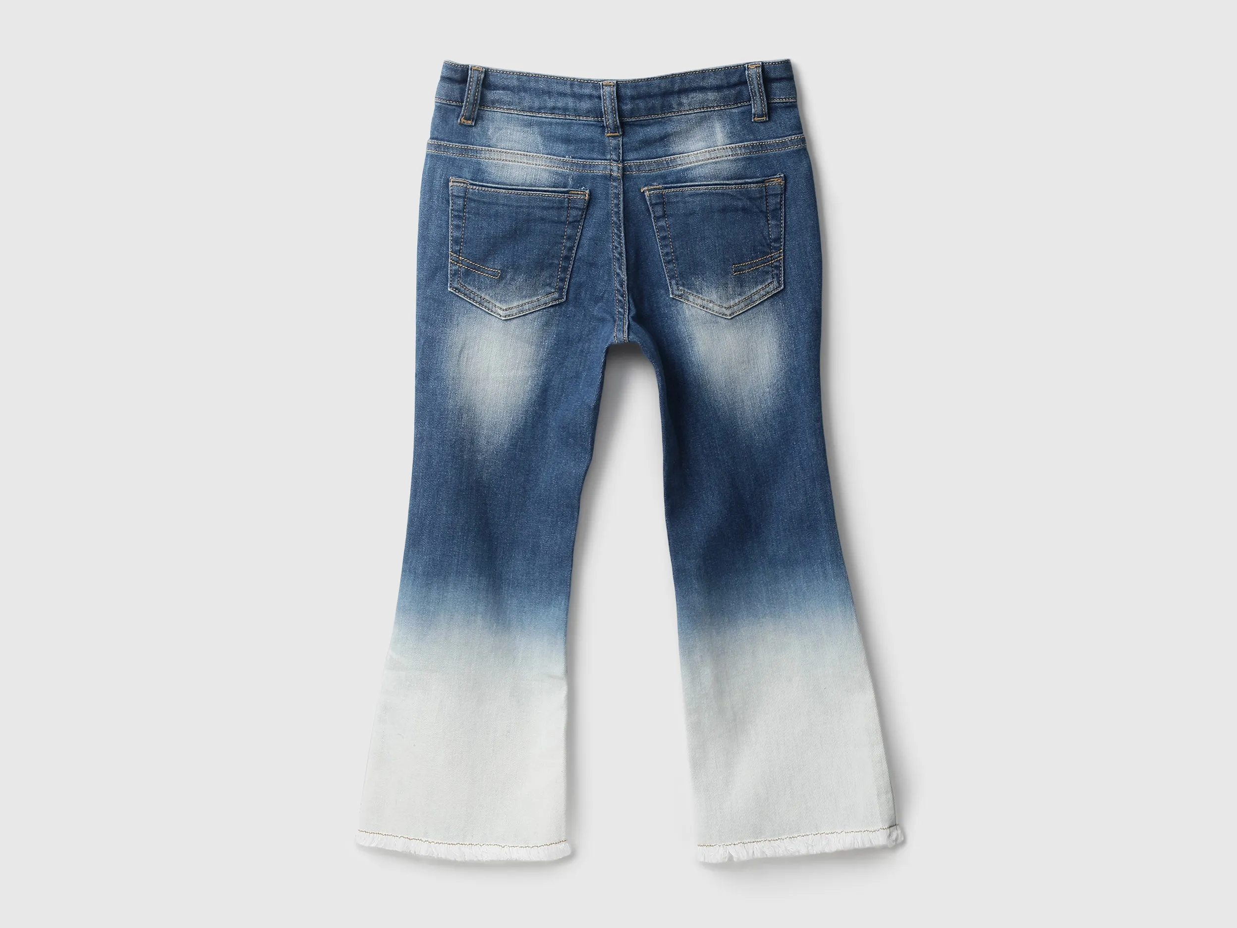 Girls Ombre Boot Cut Jeans