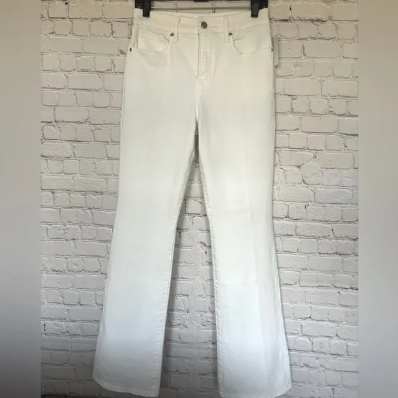 Good American Classic White High Rise Bootcut Jeans--Sz 8/29