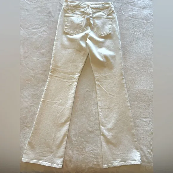 Good American Classic White High Rise Bootcut Jeans--Sz 8/29