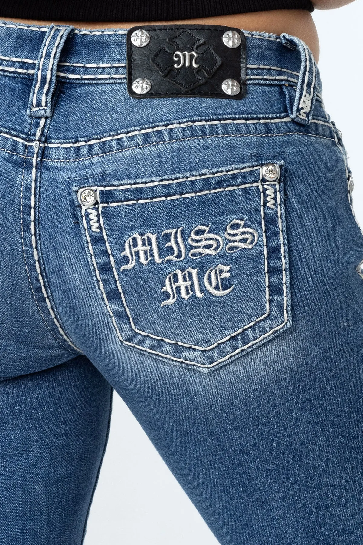 Gothic Pocket Bootcut Jeans