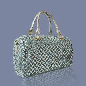 Handwoven Mini Duffel Bag