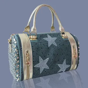 Handwoven Mini Duffel Bag