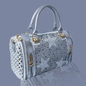 Handwoven Mini Duffel Bag