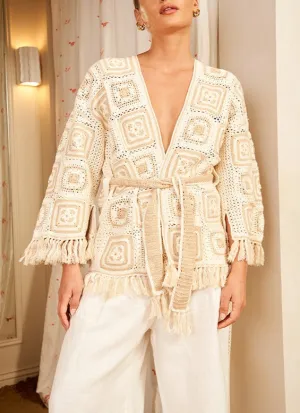 Hannah Artwear Elisa Crochet Cardigan