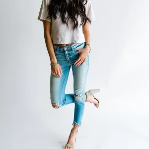 Havana High Rise Distressed Skinny