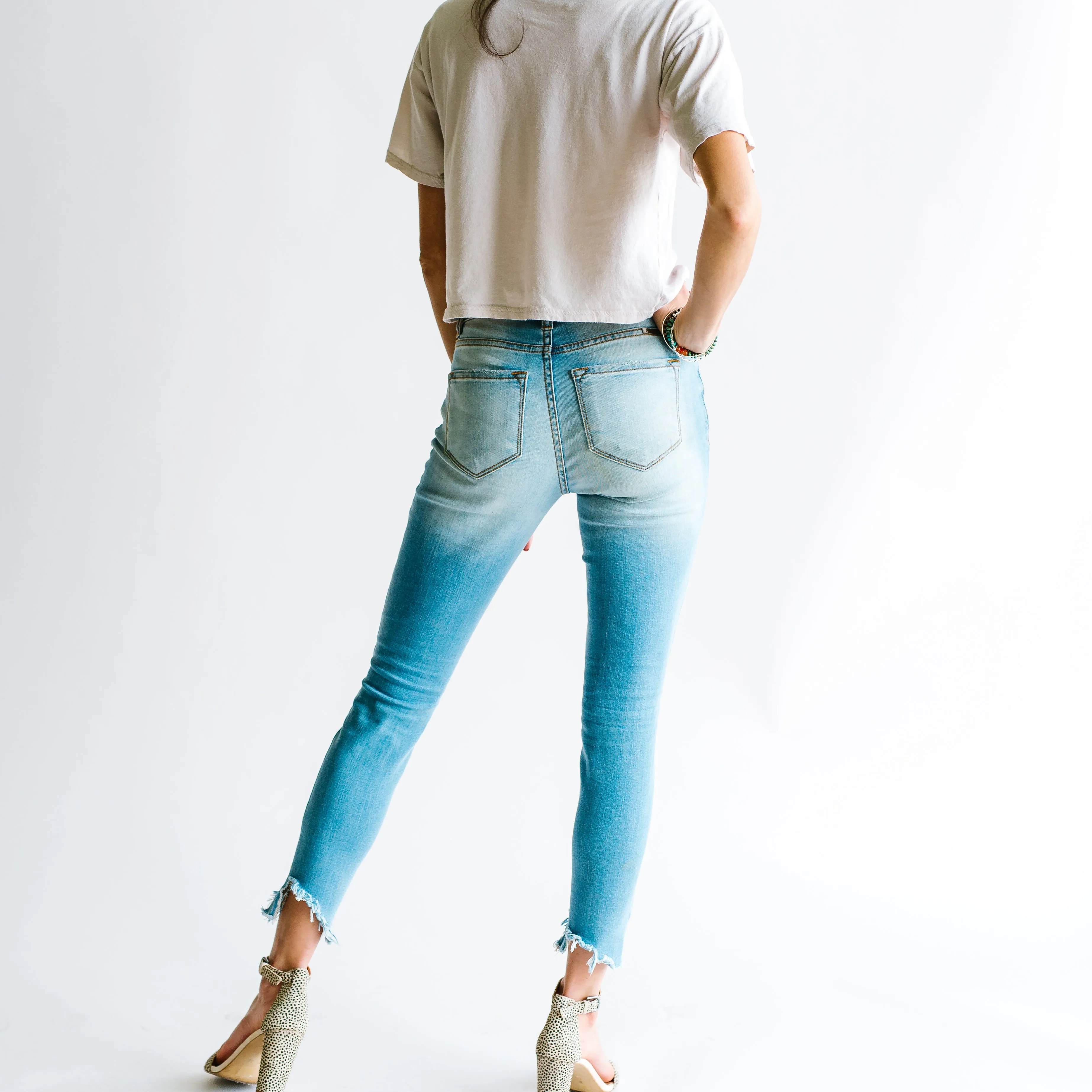 Havana High Rise Distressed Skinny