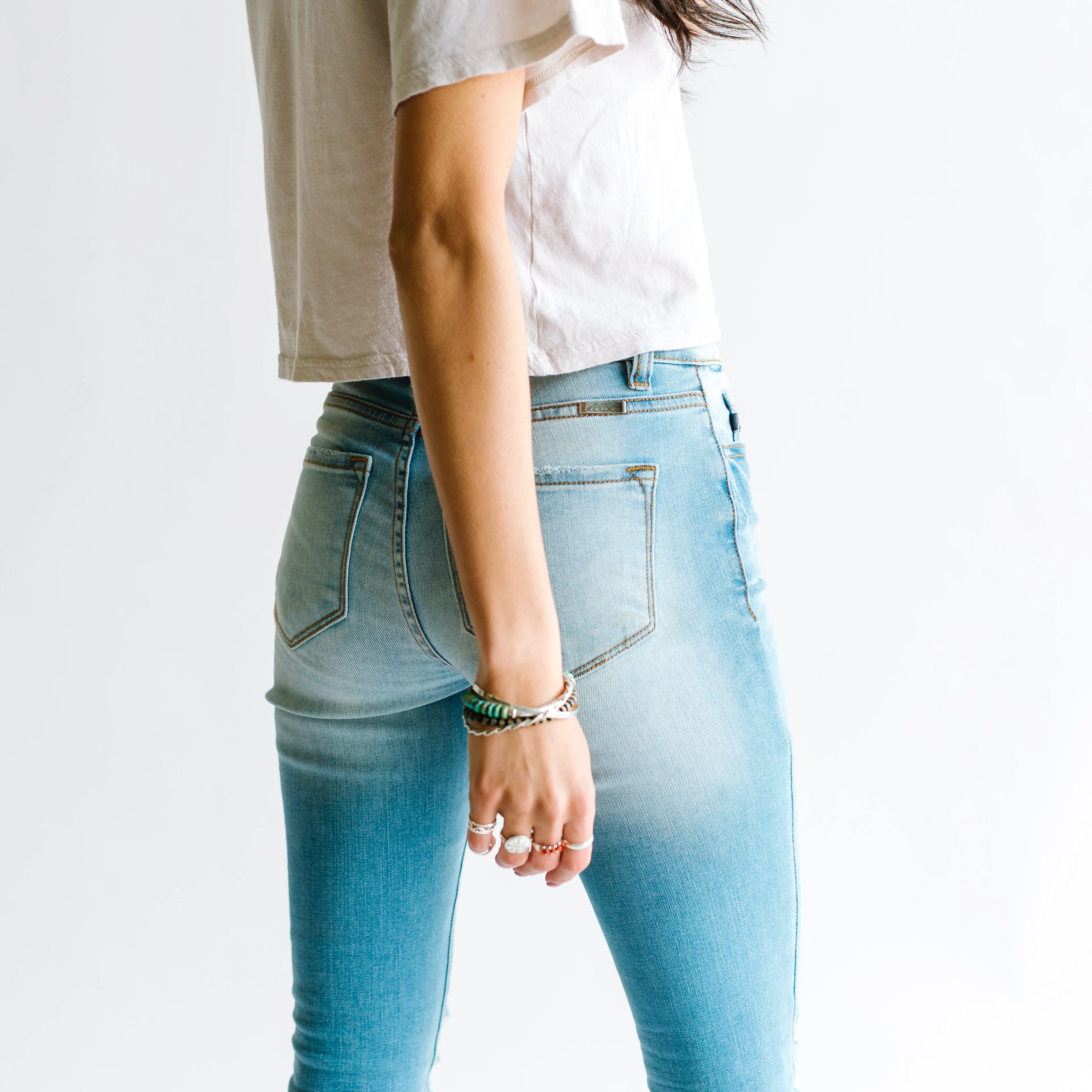 Havana High Rise Distressed Skinny