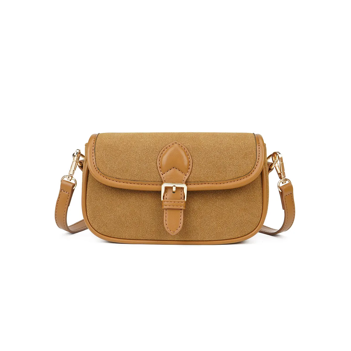 Herminfashion Artificial Leather Purse with 3 Zippered Compartments B-B020266