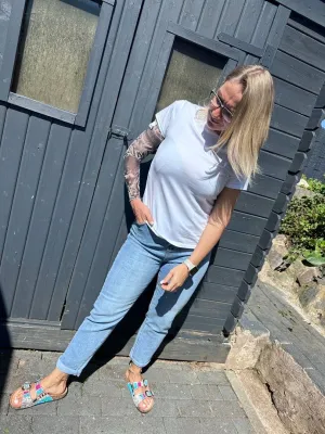 High-Waisted WolffMode Jeans