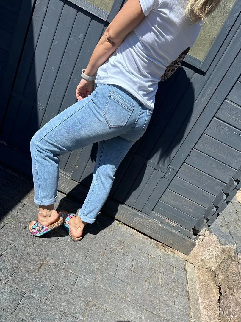 High-Waisted WolffMode Jeans