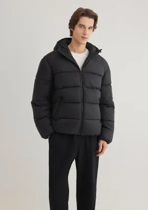 Hooded Black Jacket