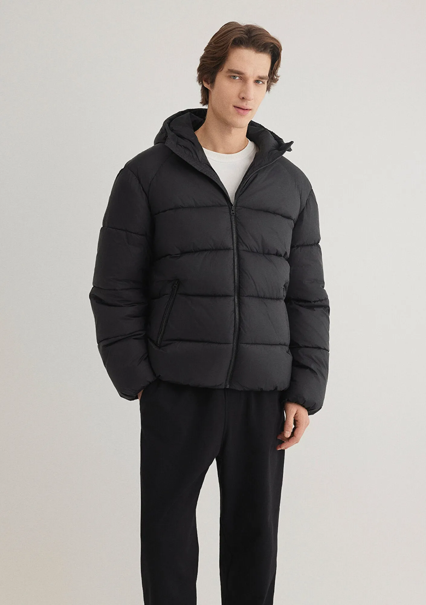 Hooded Black Jacket