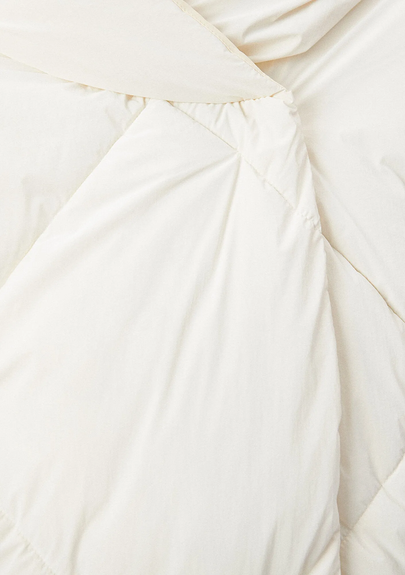 Hooded Quited White Puffer Jacket